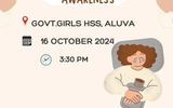 Menstrual Hygiene Awareness Program At Govt. Girls HSS, Aluva, 16 October 2024