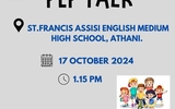 Pep Talk With Little One's At St. Francis Assisi English Medium High School, Athani , 17 October 2024