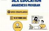 Sex Education Awareness Program At GHSS Edavilangu, 10 October 2024
